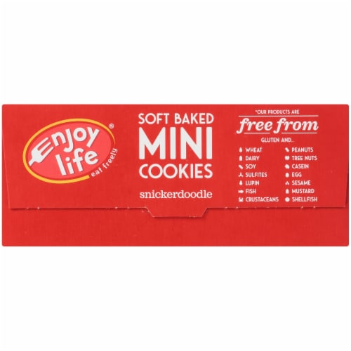 Enjoy Life® Soft Baked Mini Snickerdoodle Cookies Perspective: left