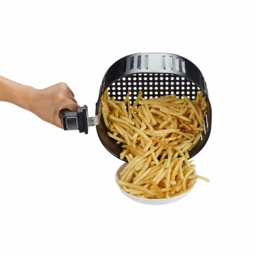 GoWISE USA 5.8-QT 8-in-1 Digital Air Fryer, Chili Red Perspective: left