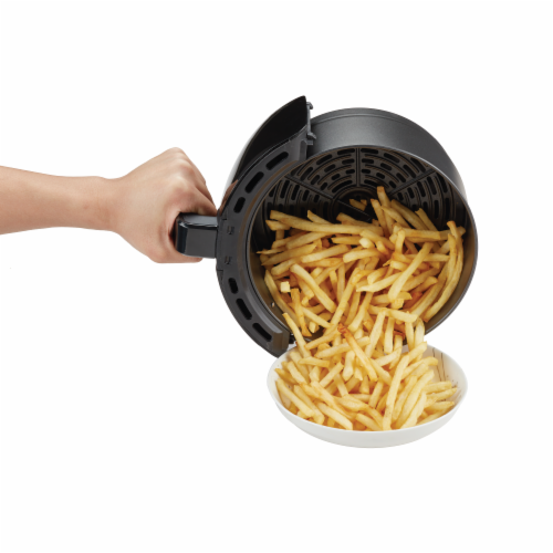 GoWISE USA 3.7-Quart Digital Air Fryer, Black Perspective: left