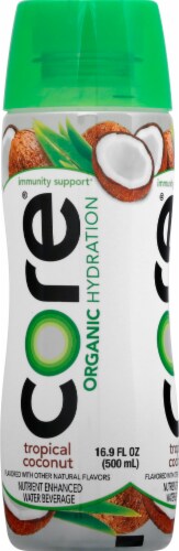 Core® Hydration Organic Coconut Enhanced Bottled Water Perspective: left