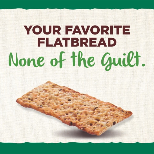 Back to Nature Multigrain Flax Seeded Flatbread Crackers Perspective: left