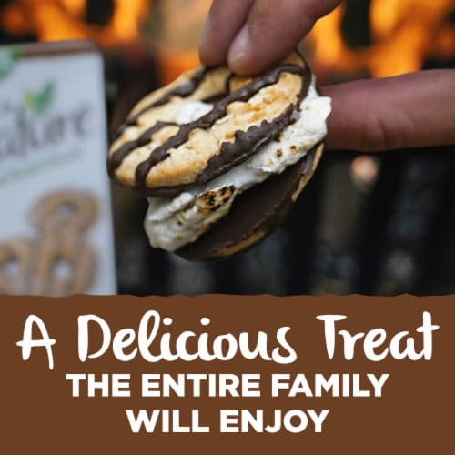Back to Nature Fudge Striped Cookies Perspective: left