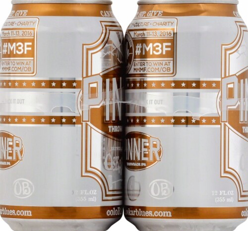 Oskar Blues Brewery Pinner IPA Perspective: left