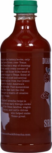 Diamondback™ Texafied™ Sriracha Hot Chili Sauce Perspective: left