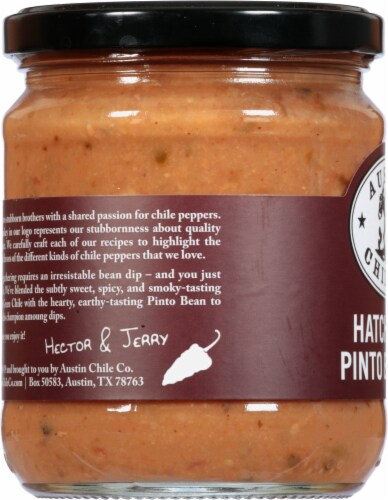 Austin Hatch Chile Pinto Bean Dip Perspective: left