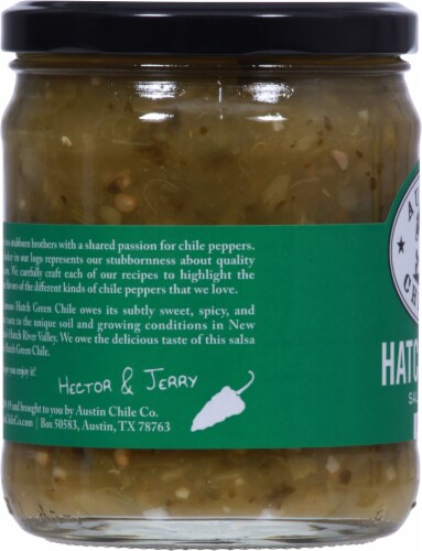 Austin Chile Co. Hatch Chile Medium Salsa Verde Perspective: left