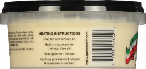 Queso-Melt Original Premium Melting Cheese 10 oz Perspective: left