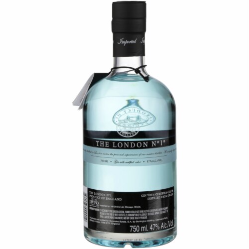 The London No 1 Original Blue Dry Gin Perspective: left