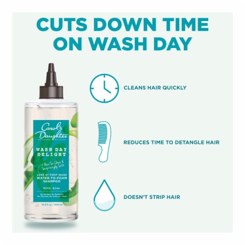 Carol’s Daughter Wash Day Delight Water-To-Foam Shampoo Perspective: left