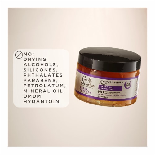 Carol's Daughter Black Vanilla Moisture and Hold Jelly for Dry Hair Perspective: left