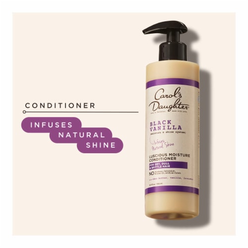 Carol's Daughter Black Vanilla Luscious Moisture Conditioner For Dry, Dull, Brittle Hair Perspective: left