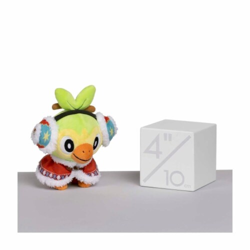 Pokemon Center Grookey Pokemon Winter Carnival Poke Plush 7 In. 1 each Smith s Food and Drug
