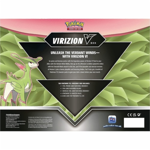 Pokemon™ Virizion V Box Trading Card Game Perspective: left