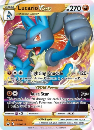 Pokemon: Lucario VSTAR Premium Collection Perspective: left