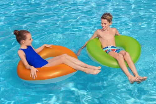 H2OGo! Frosted Neon Swim Ring - Assorted Perspective: left