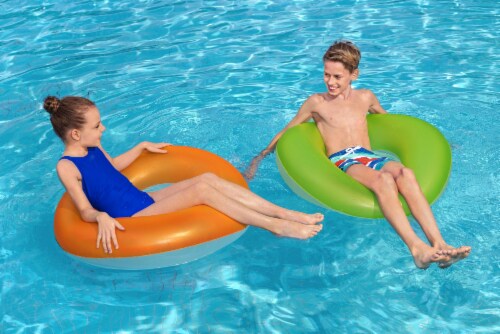 H2OGo! Frosted Neon Swim Ring - Assorted Perspective: left