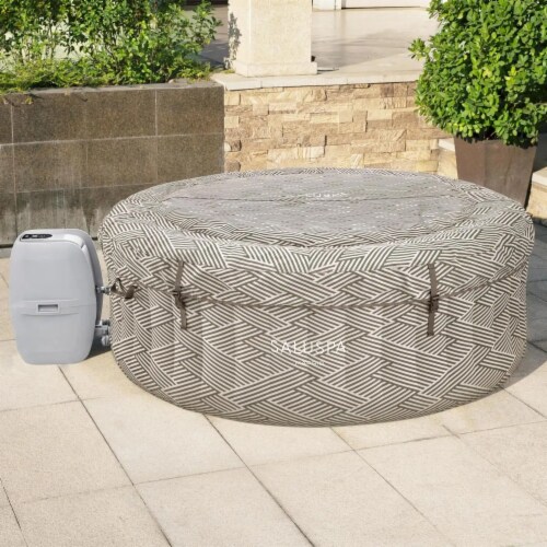 Bestway Madrid SaluSpa 4 Person Inflatable Hot Tub w/ 120 AirJets & App