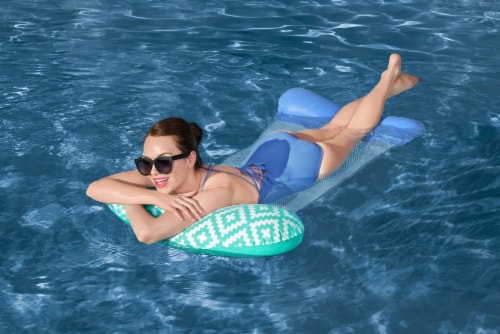 Best Way Comfort Plush Hammock Water Lounger Perspective: left