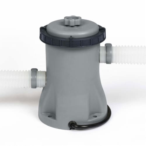Bestway Steel Pro  Round Above Ground Swimming Pool Set with Filter Pump Perspective: left