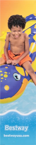 H2OGo!™ Splashin Salamander Ride On Pool Inflatabe Perspective: left