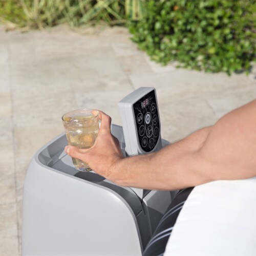 Bestway SaluSpa Hollywood EnergySense Luxe AirJet Inflatable Hot Tub, Black Perspective: left