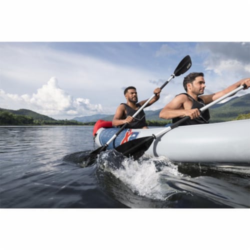Bestway Hydro-Force Rapid X2 Inflatable 2 Person Kayak Outdoor Water Sport Set Perspective: left