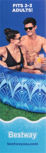 H2OGo! 66-Inch Diameter x 21 Inch Bohemian Blue™ Inflatable Pool Perspective: left