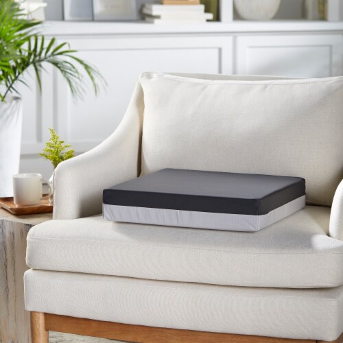 Gel-U-Seat Lite Foam / Gel Seat Cushion 20 W X 16 L X 2 D Inch For Wheelchairs 8040-3 Perspective: left