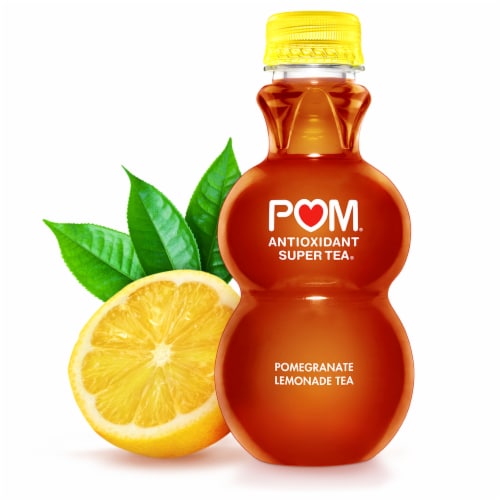 POM Wonderful Super Tea, Pomegranate Lemonade Tea, 12 Ounce Perspective: left