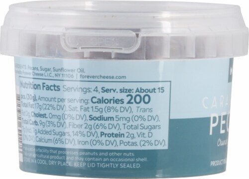 Mitica® Mini Tub Caramelized Pecans Perspective: left