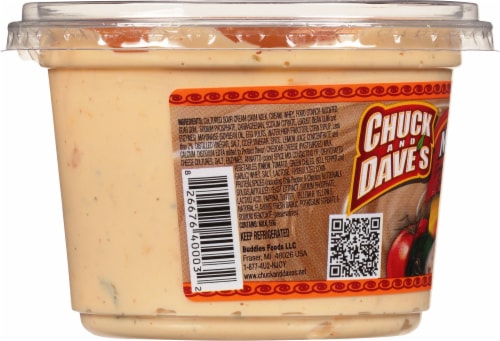 Chuck and Dave's Mexicali Dip 16 oz Perspective: left
