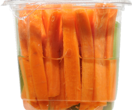 Fresh Kitchen Carrot & Celery Sticks Perspective: left