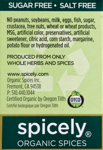 Spicely® Organics Garlic Powder Perspective: left
