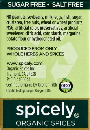 Spicely Organics Whole Green Peppercorn Perspective: left