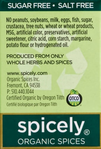 Spicely Organics Ground Chipotle Chili Perspective: left
