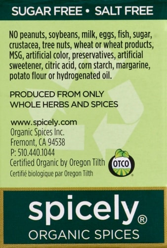 Spicely® Organics Tarragon Perspective: left