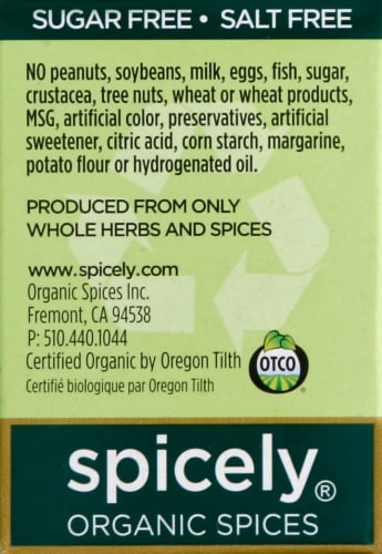 Spicely® Organics Ground Ancho Chili Perspective: left