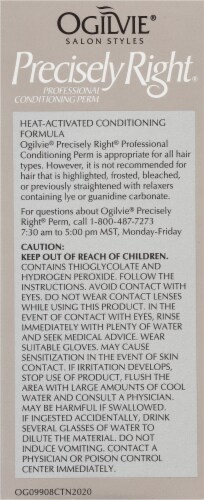 Ogilvie® Precisely Right® for Color-Treated Hair Professional Conditioning Perm Kit Perspective: left