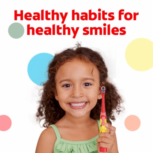 Colgate Kids Toothpaste with Fluoride Anti-Cavity & Cavity Protection Pokemon Mild Bubble Fruit Perspective: left