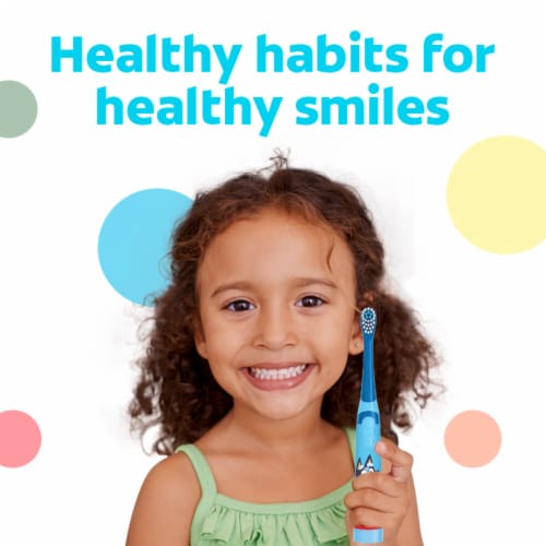 Colgate Bluey Kids Toothpaste for Kids with Bubble Fruit Flavor Perspective: left