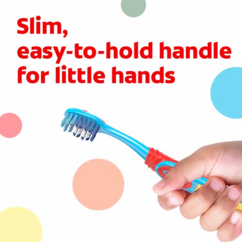 Colgate Pokemon Toothbrushes for Kids with Extra Soft Bristles and Suction Cup Perspective: left