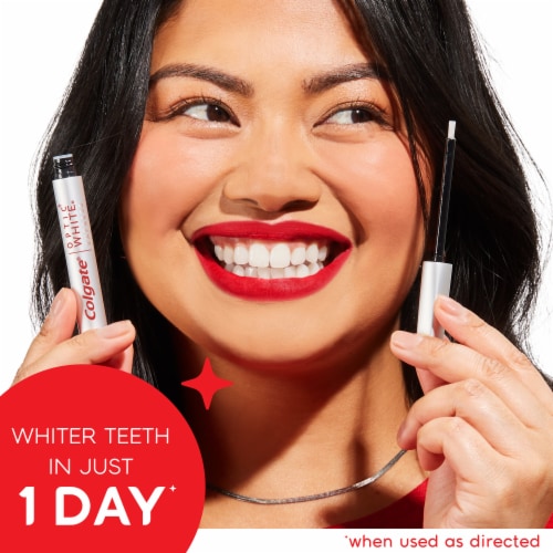 Colgate Optic White Express Teeth Whitening Pen Perspective: left