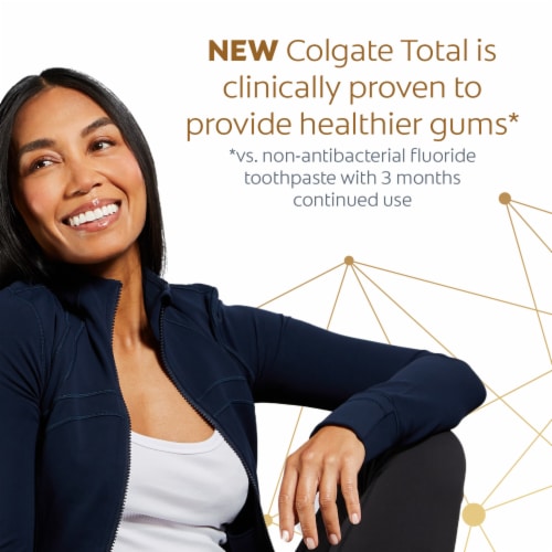 Colgate Total Plaque Pro Release Fresh Mint Toothpaste Perspective: left
