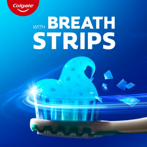 Colgate Max Fresh with Whitening Toothpaste with Mini Breath Strips Cool Mint Perspective: left