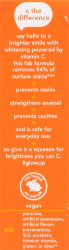 Hello® Vitamin C Whitening Natural Peppermint Toothpaste Perspective: left