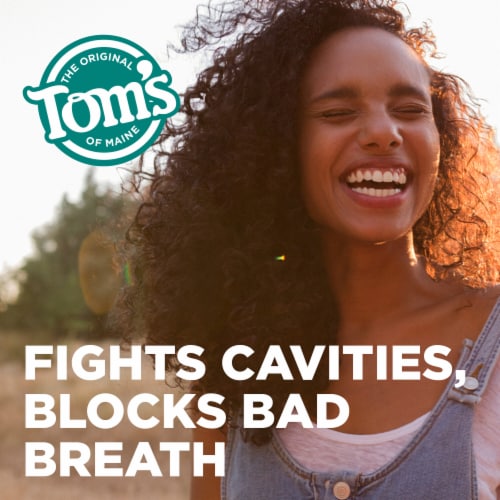 Tom’s of Maine Wicked Fresh! Natural Toothpaste with Fluoride Cool Peppermint Flavor Perspective: left