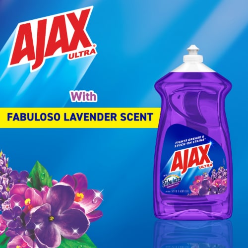 Ajax Ultra with Fabuloso Lavender Scent Liquid Dish Soap Perspective: left