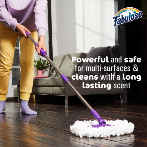 Fabuloso Multi Purpose Cleaner 2X Concentrated Formula Floor Cleaner Peach Scent 56 fl oz Perspective: left