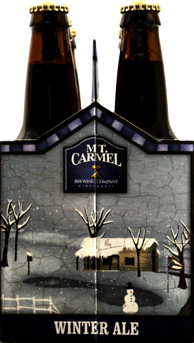 Mt. Carmel Brewing Company Winter Ale Perspective: left