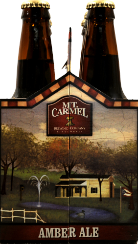 Mt. Carmel Brewing Company Amber Ale Perspective: left